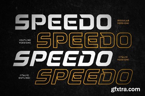 Speedo - Racing Technology Sport Font 33BJPAL