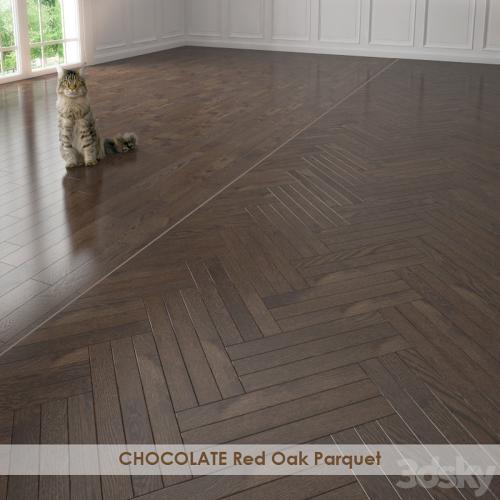 CHOCOLATE Red Oak Parquet