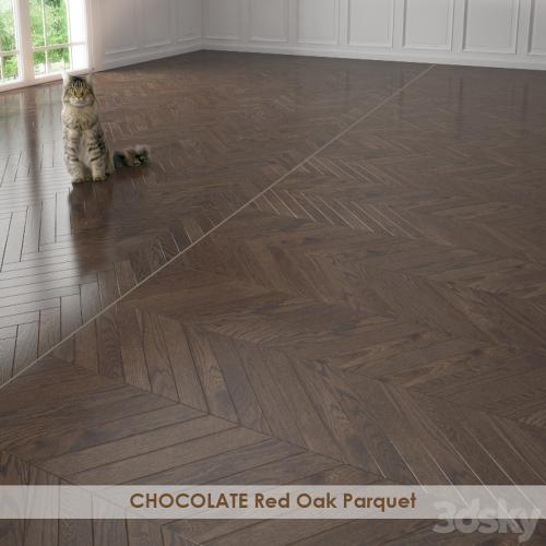 CHOCOLATE Red Oak Parquet