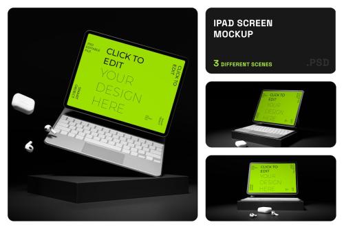 iPad Screen Mockup