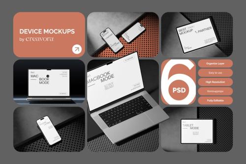 Modern Device Mockups Scene