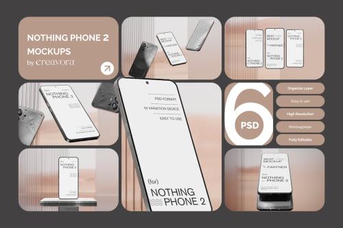 Nothing Phone 2 Mockups