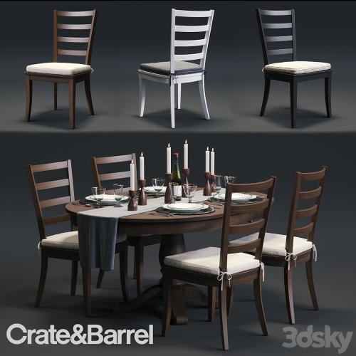 C & B Harper Chair and Avalon Table