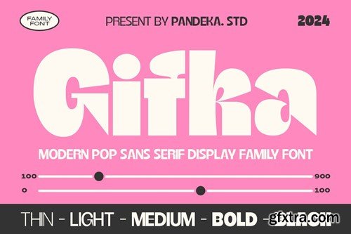 Gifka - Modern Retro Sans PN8KY3M