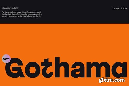 Neue Gothama - Gen Z Helve Grotesk Roman & Oblique KBJBWF4