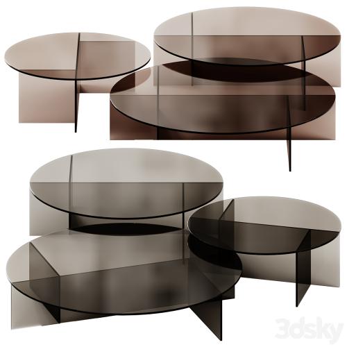 SESTANTE Round Coffee Tables by Tonelli Design