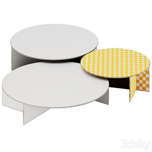 SESTANTE Round Coffee Tables by Tonelli Design