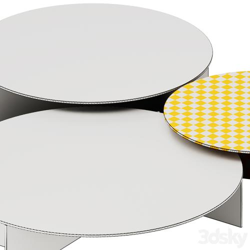 SESTANTE Round Coffee Tables by Tonelli Design