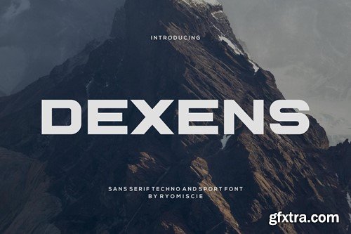 Dexens - Techno And Sport Font FBMQ9KA