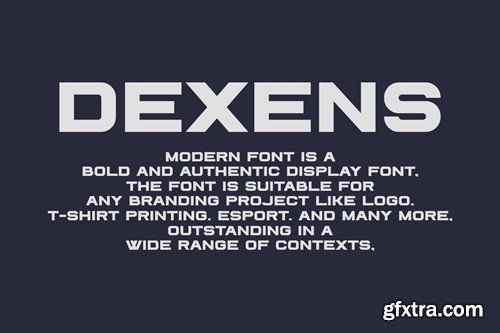 Dexens - Techno And Sport Font FBMQ9KA