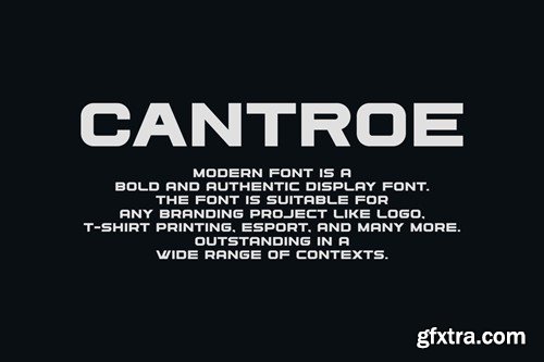 Cantroe - Techno And Sport Font 7SYC8GP