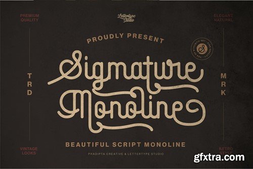 Sigmature Monoline Beautiful Script 3W8X5DW