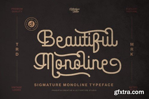 Sigmature Monoline Beautiful Script 3W8X5DW