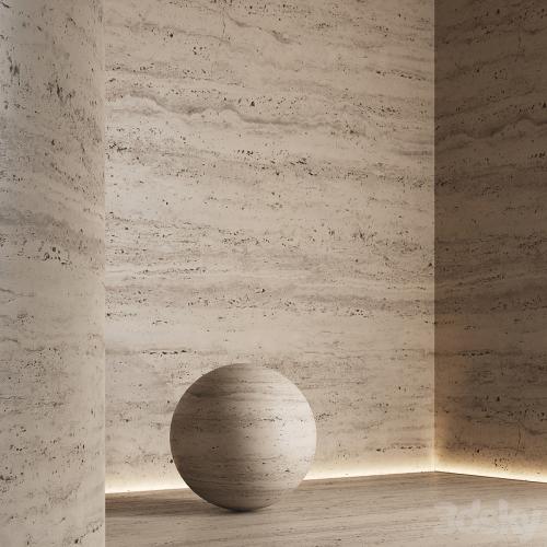 Travertine stone of different shades №3