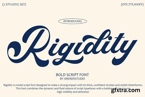 Rigidity - Bold Script Font 5RTQGA6