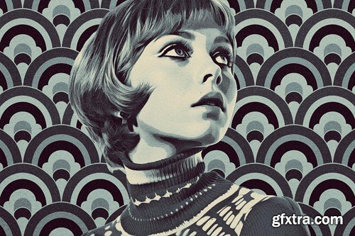 1960s Pop Art Photo Effect UQZGXHE