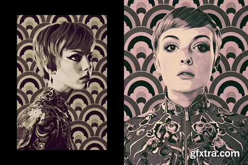 1960s Pop Art Photo Effect UQZGXHE