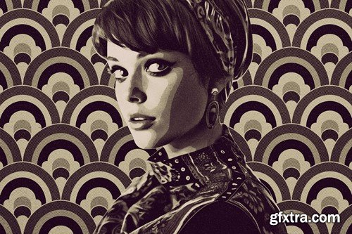 1960s Pop Art Photo Effect UQZGXHE