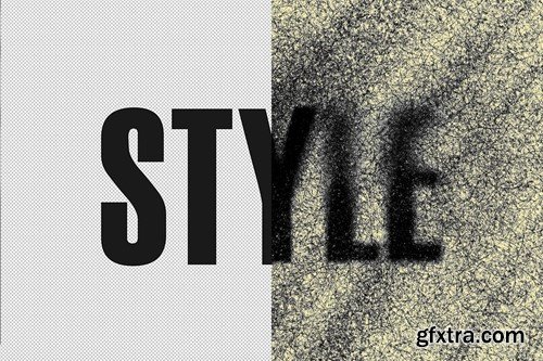 Dust Blurred Text Effects Pack PE9Y4RL