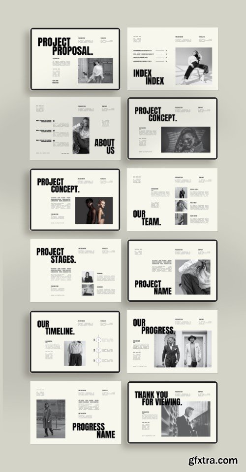 Project Proposal Brochure Landscape Template