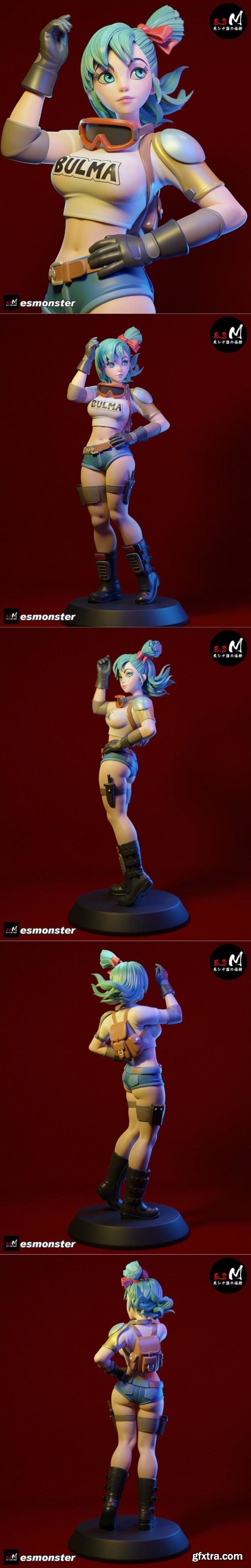 E.S Monster – Bulma Dragon Ball – 3D Print Model