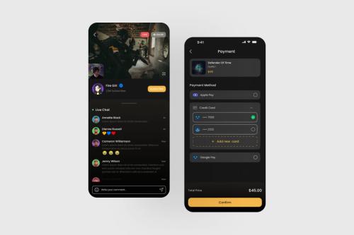 Pot Game - Streaming & Game Store App UI Kit