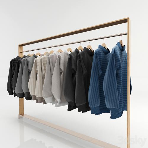 Set of clothes on a hanger B