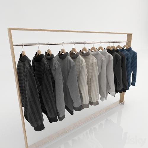 Set of clothes on a hanger B