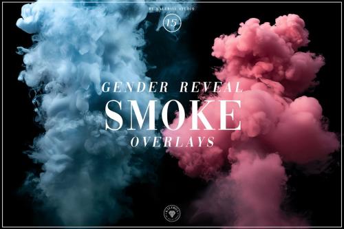 Gender Reveal Smoke Overlays