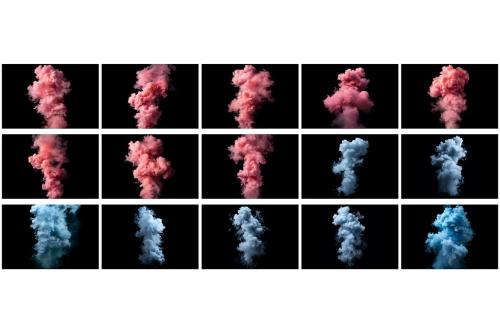 Gender Reveal Smoke Overlays