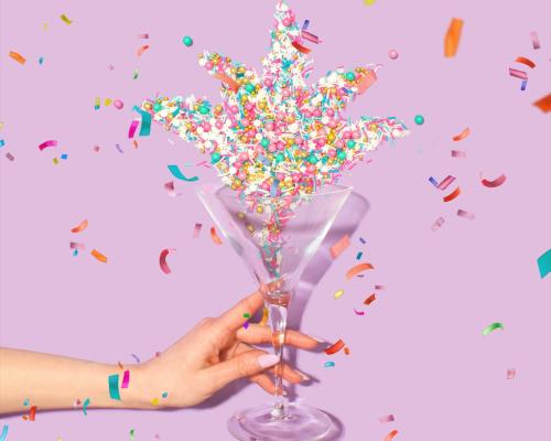 Colorful Paper Confetti Overlays