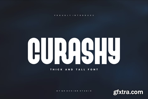 Curashy - Thick & Tall Font N2QQU66