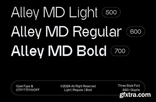 Alley MD - Modern Sans Serif Font BG2MGAJ