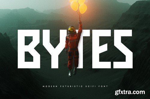 BYTES - Modern Futuristic Scifi Font YLYJDC5