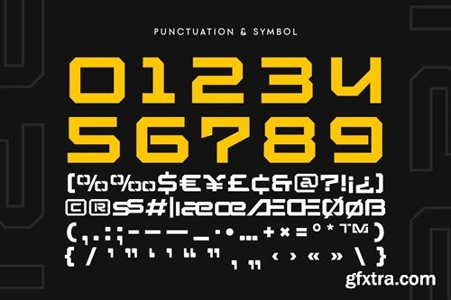 Nexa - Modern Futuristic Scifi Font JFTGP2A