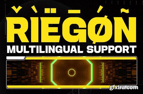 Riegon - Modern Sans Techno 2CXGFAY