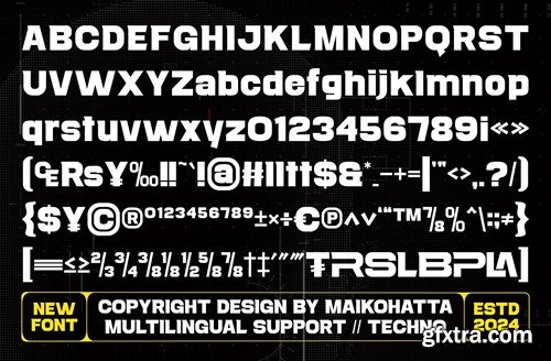 Riegon - Modern Sans Techno 2CXGFAY