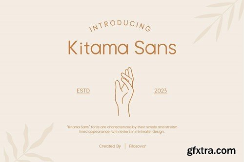 Kitama Sans Font | Sans Serif DKFNZ85