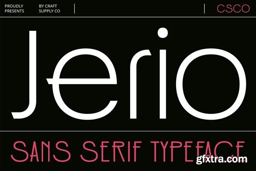 Jerio – Modern Sans Serif STFRM6N