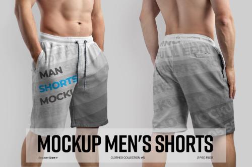 2 Mockups Athletic Shorts Man