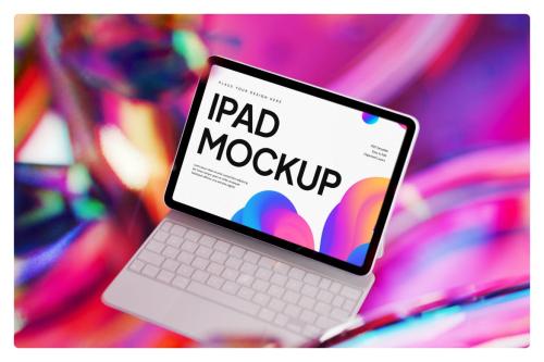 Vibrant Tech iPad Mockup