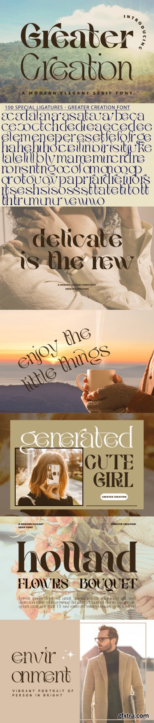 Greater Creation Font