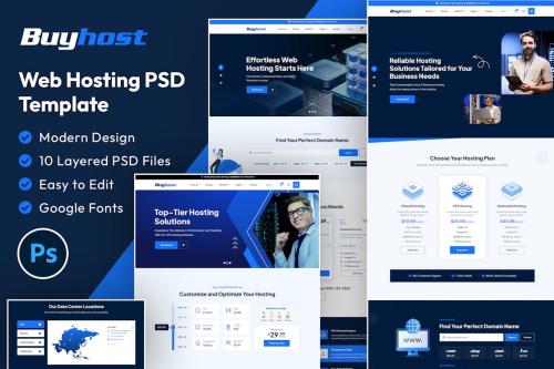 Buyhost | Web Hosting PSD Template