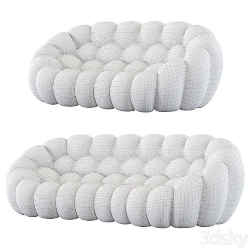 Roche Bobois Bubble Curved 2,5-seat & 4-seat Sofa