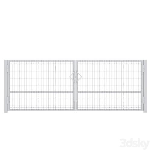 Swing gates 3D 1550