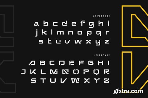 Nexa - Modern Futuristic Scifi Font JFTGP2A