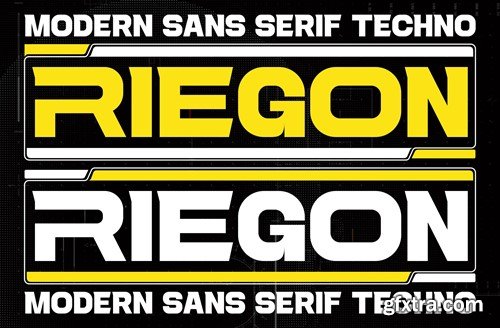 Riegon - Modern Sans Techno 2CXGFAY