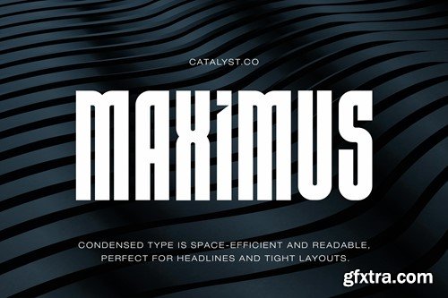 Maximus Condensed Font 6VMA9L2