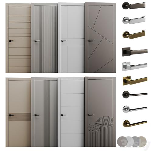 Set of interior doors LINEA.