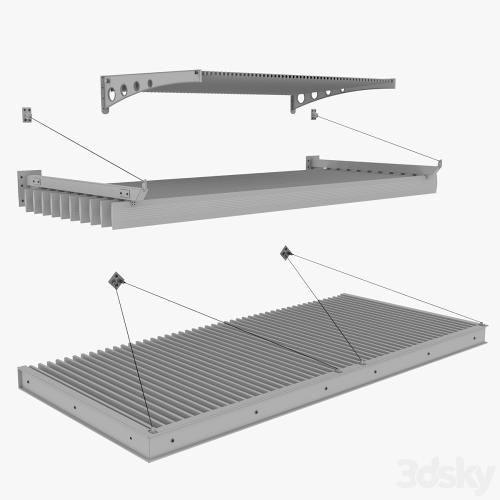 Steel canopy